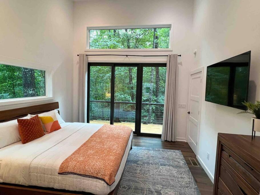 Modern Mountain Getaway With Hot Tub, Fire Pit Villa Sautee Nacoochee Exterior photo
